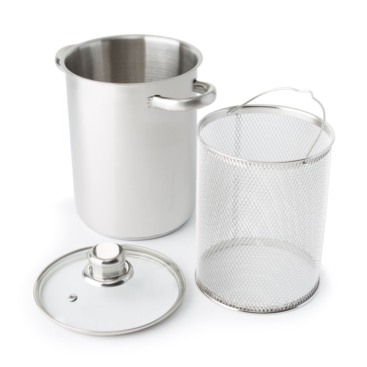 Asperge/pastapan RVS Ø16cm, Hoogte 22cm