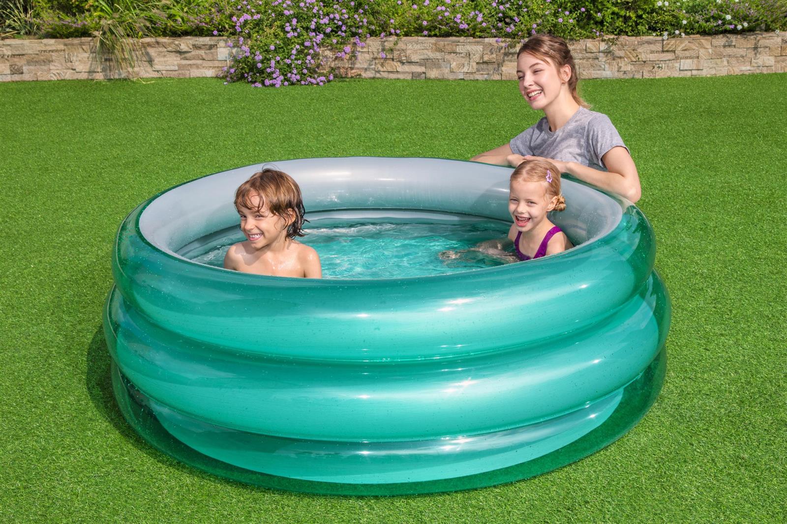 Bestway zwembad 3rings metallic 150x53cm