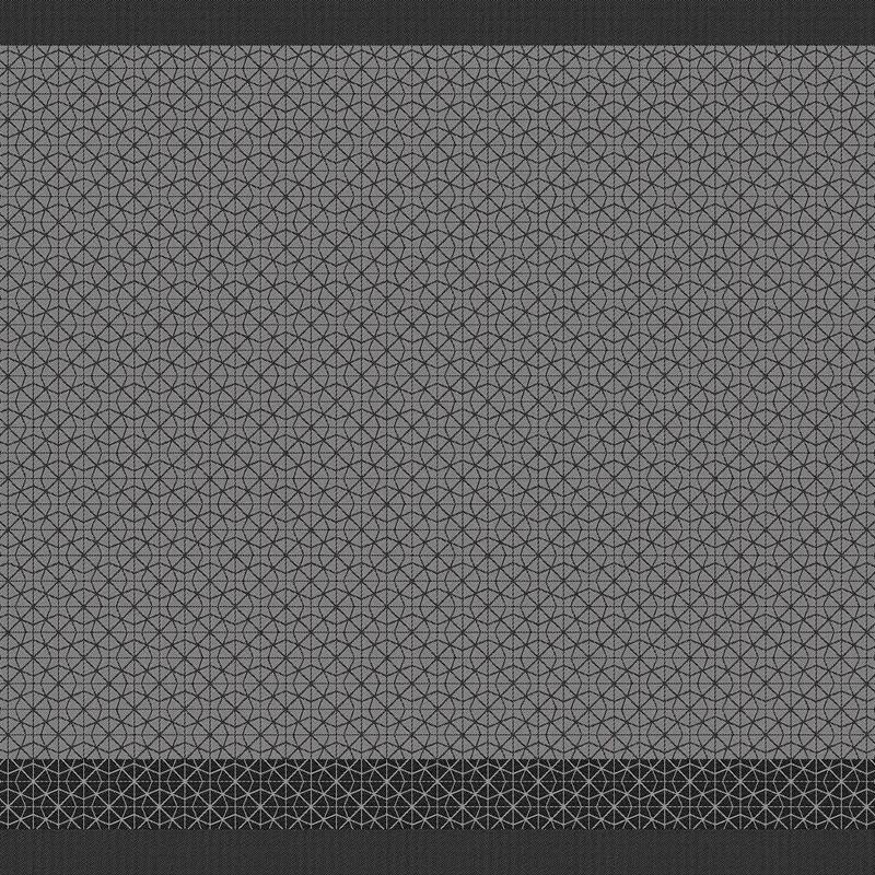 DDDDD Theedoek Chrystal 60x65 zwart 6st