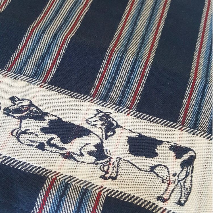 DDDDD Theedoek Friesian blue 60x65cm 6st