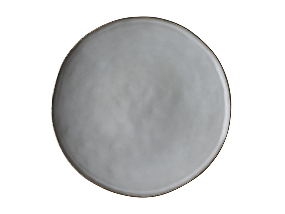 Dutch Rose Organic bord 26,5cm grijs 4st