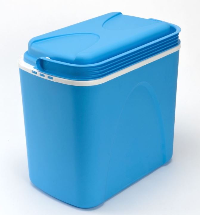Koelbox licht-blauw 24L 29x39x45