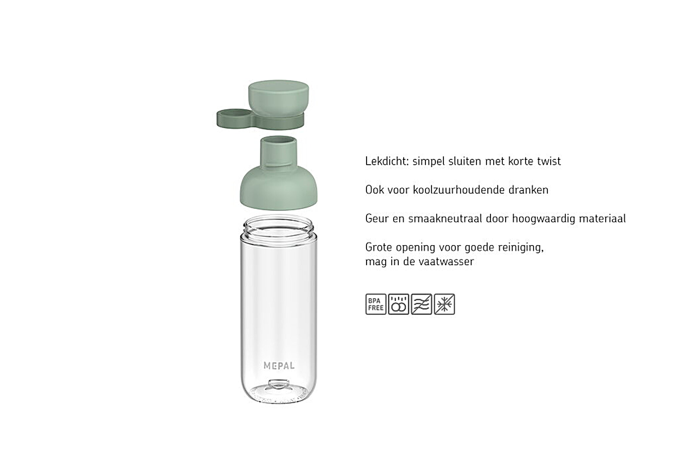 Mepal waterfles vita 900ml - nordic blue