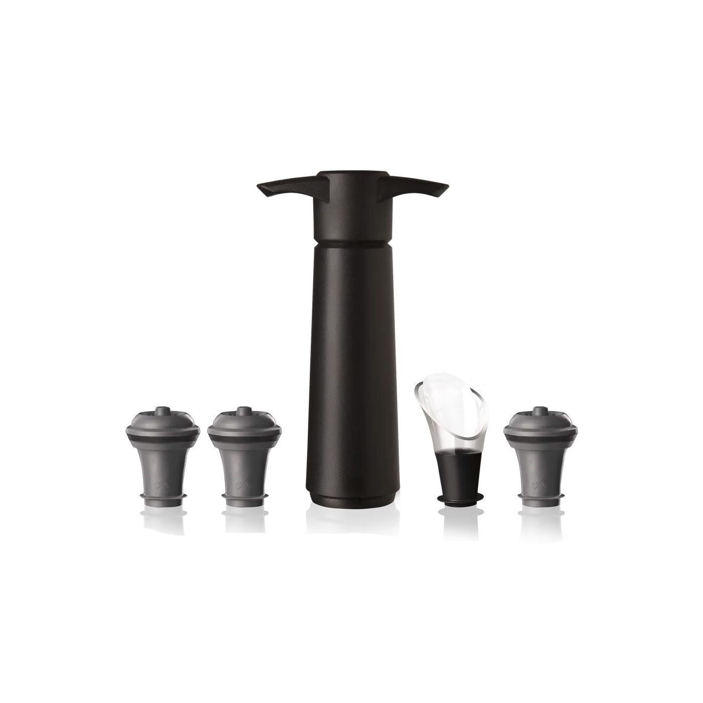 Vacu Vin Wine Saver 5-delige set zwart